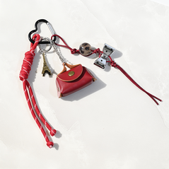 Privezak Fashion Bag bordo.