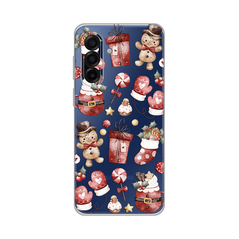 Zastitna ultra tanka (skin) maska / futrola PRINT - Samsung A175 Galaxy A17 Cozy Christmas.