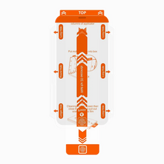 Staklena folija (zastitno kaljeno staklo) za ekran 2.5D dust free - iPhone 12 Mini 5.4 crni.