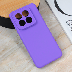 Zastitna maska (futrola) Teracell Giulietta - Xiaomi 14 Pro mat ljubicasta.