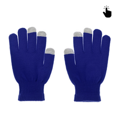 Rukavice - touch screen RY M (22cm) tamno plave.