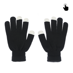 Rukavice - touch screen RY M (22cm) crno bele.