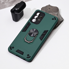 Zastitna maska (futrola) Hard Ring - Samsung A526 Galaxy A52 5G tamno zelena.