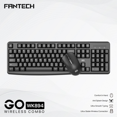 Combo mis tastatura wireless Fantech WK-894 crni.