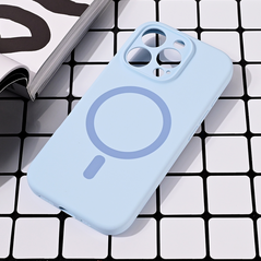Zastitna maska (futrola) Magsafe Pure color - iPhone 16 Pro svetlo plava.