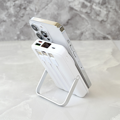 Univerzalna Back Up Baterija prenosiva baterija Magsafe Oxpower PD W102 10000mAh bela.