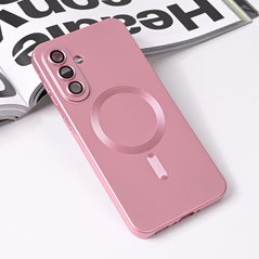 Zastitna maska (futrola) Magsafe Chrome - Samsung A566 Galaxy A56 roze.