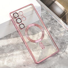 Zastitna maska (futrola) Magsafe Lux - Samsung S938 Galaxy S25 Ultra roze.