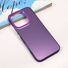 Zastitna maska (futrola) providna - Huawei Honor 400 Lite ljubicasta.