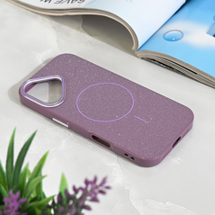 Zastitna maska (futrola) Magsafe Sparkle Dust - iPhone 17 6.3 ljubicasta.