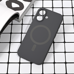 Zastitna maska (futrola) Magsafe Pure color - iPhone 17 6.3 siva.