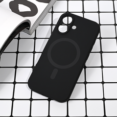 Zastitna maska (futrola) Magsafe Pure color - iPhone 17 6.3 crna.