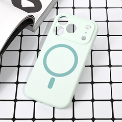 Zastitna maska (futrola) Magsafe Pure color - iPhone 17 Pro mint.