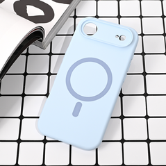 Zastitna maska (futrola) Magsafe Pure color - iPhone 17 Air svetlo plava.