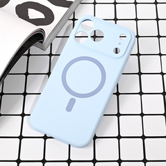 Zastitna maska (futrola) Magsafe Pure color - iPhone 17 Pro Max 6.9 svetlo plava.