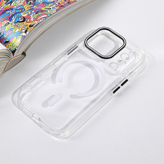 Zastitna maska (futrola) Magsafe Color Pop - iPhone 17 Pro bela.