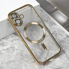 Zastitna maska (futrola) Magsafe Lux - iPhone 17 6.3 zlatna.