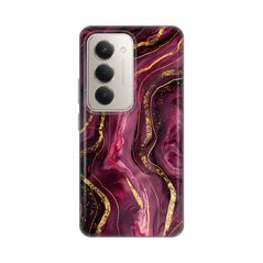 Zastitna silikonska maska (futrola) PRINT - Xiaomi Redmi 15 4G Burgundy.