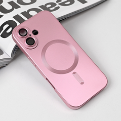 Zastitna maska (futrola) Magsafe Chrome - iPhone 17 6.3 roze.