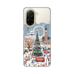 Zastitna ultra tanka (skin) maska / futrola PRINT - Xiaomi Redmi A5(173mm) Christmas Town.