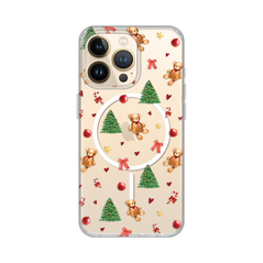 Zastitna maska (futrola) print Magsafe - iPhone 13 Pro Merry Bear.