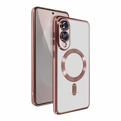 Zastitna maska (futrola) Magsafe Lux - Samsung S937 Galaxy S25 Edge roze.