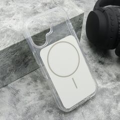 Zastitna maska (futrola) AMBER SHINE MagSafe - iPhone 17 bela (MS).