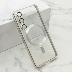 Zastitna maska (futrola) CAMERA PROTECT MAGSAFE - Samsung S931 Galaxy S25 5G srebrna (MS).