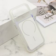 Zastitna maska (futrola) AMBER RING MagSafe - iPhone 17 Pro bela (MS).