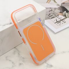 Zastitna maska (futrola) AMBER RING MagSafe - iPhone 17 Pro narandzasta (MS).