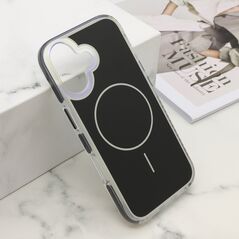 Zastitna maska (futrola) AMBER RING MagSafe - iPhone 17 crna (MS).