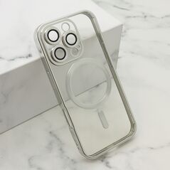 Zastitna maska (futrola) CAMERA PROTECT MagSafe - iPhone 16 Pro (6.3) srebrna (MS).