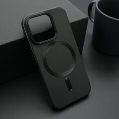 Zastitna maska (futrola) ELEGANT MAGSAFE - iPhone 15 Pro (6.1) crna (MS).