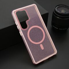 Zastitna maska (futrola) CRYSTAL MagSafe - Samsung S938 Galaxy S25 Ultra 5G roze (MS).