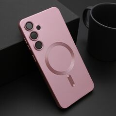 Zastitna maska (futrola) ELEGANT MAGSAFE - Samsung S936 Galaxy S25 Plus 5G roze (MS).