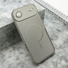 Zastitna maska (futrola) COLOR METAL MagSafe II - iPhone 17 Air srebrna (MS).