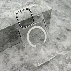 Zastitna maska (futrola) COLOR RING MagSafe - iPhone 17 Pro bela (MS).