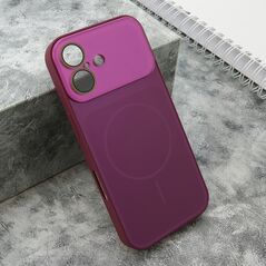 Zastitna maska (futrola) COLOR METAL MagSafe II - iPhone 17 roze (MS).