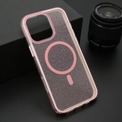 Zastitna maska (futrola) CRYSTAL MagSafe - iPhone 16 Pro Max (6.9) roze (MS).