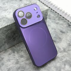 Zastitna maska (futrola) COLOR METAL MagSafe II - iPhone 17 Pro ljubicasta (MS).