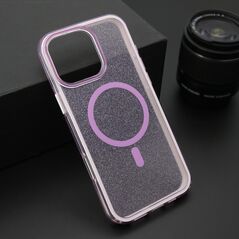 Zastitna maska (futrola) CRYSTAL MagSafe - iPhone 16 Pro Max (6.9) ljubicasta (MS).