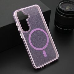 Zastitna maska (futrola) CRYSTAL MagSafe - Samsung S921 Galaxy S24 5G ljubicasta (MS).