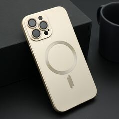 Zastitna maska (futrola) ELEGANT MAGSAFE - iPhone 13 Pro Max (6.7) zlatna (MS).