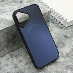 Zastitna maska (futrola) COLOR METAL MagSafe - iPhone 16 (6.1) crna (MS).