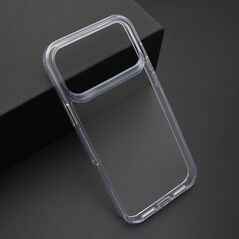 Zastitna maska (futrola) COLOR okvir za iPhone 17 Pro Max (6.9) srebrna (providna) (MS).