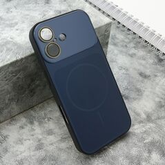 Zastitna maska (futrola) COLOR METAL MagSafe II - iPhone 17 tamno plava (MS).