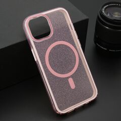 Zastitna maska (futrola) CRYSTAL MagSafe - iPhone 13 (6.1) roze (MS).