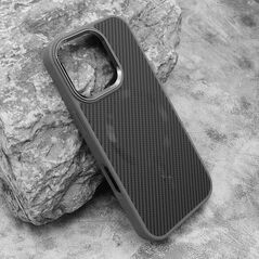 Zastitna maska (futrola) CARBON MagSafe - iPhone 16 Pro (6.3) siva (big camera) (MS).