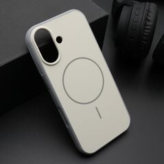 Zastitna maska (futrola) CHROME MagSafe - iPhone 17 bela (MS).