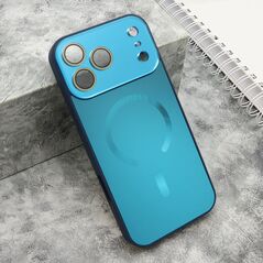 Zastitna maska (futrola) COLOR METAL Magsafe - iPhone 17 Pro Max (6.9) plava (MS).